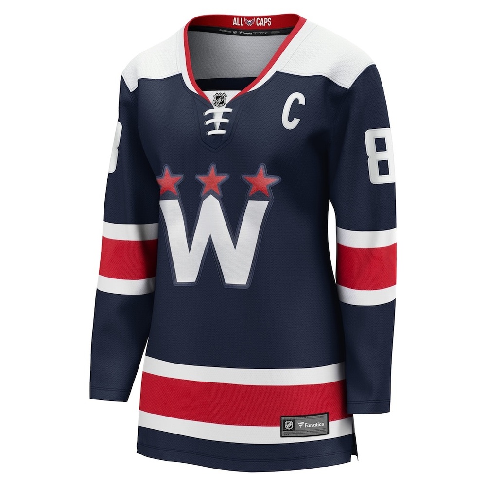 Washington Capitals Fanatics Women's Alternate Breakaway Jersey - Navy